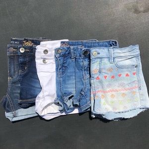 girls jeanshorts bundle 6 pairs size 10